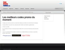 Tablet Screenshot of codepromofrance.com